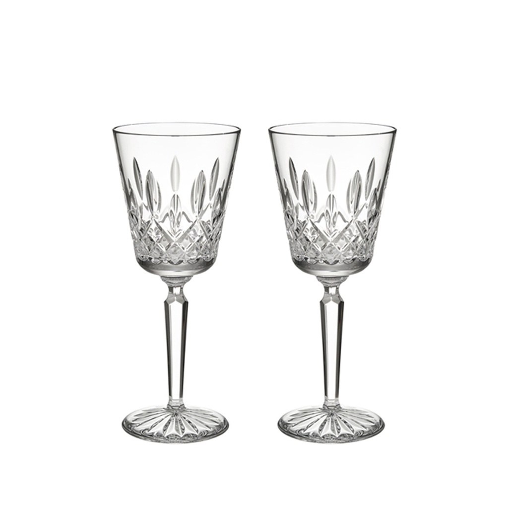 [G/1061836/420] Set 2 ly vang pha lê Waterford Lismore 420ml